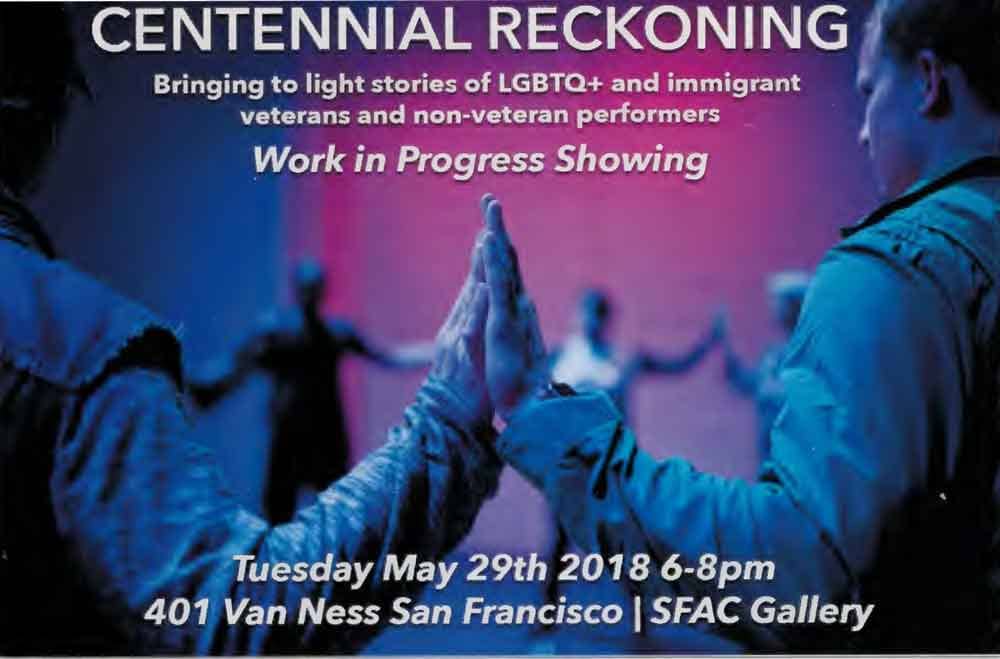 Centennial Reckowing Performance EchoTheaterSuitCase Veterans Building