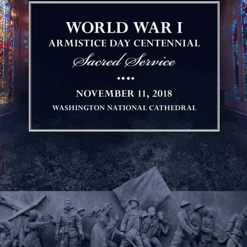 World War One Sacred Service, November 11, 2018